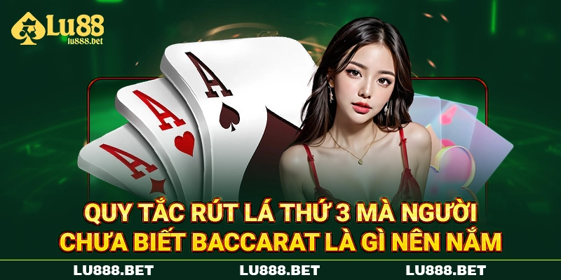 Quy tắc rút lá thứ 3 mà người chưa biết Baccarat là gì nên nắm Quy tắc rút lá thứ 3 mà người chưa biết Baccarat là gì nên nắm